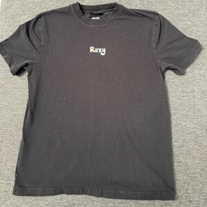 Rexy the dinosaur Black T-Shirt with Colorful Logo adult M/L